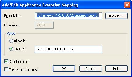 ASHX FileMapping Details